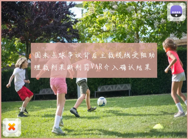 国米点球争议背后主裁视线受阻助理裁判果断判罚VAR介入确认结果