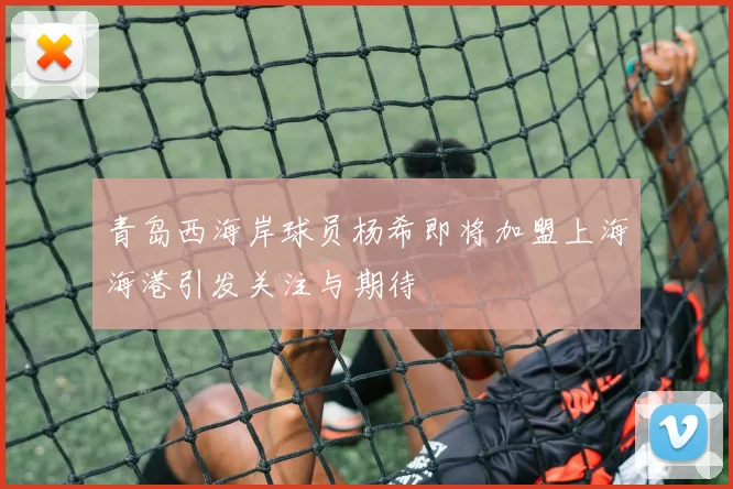 青岛西海岸球员杨希即将加盟上海海港引发关注与期待